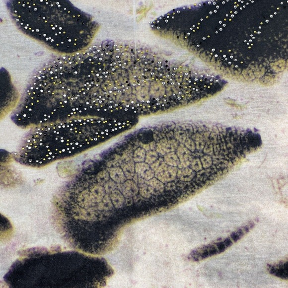 Anthropology Romeo & Juliet Couture Medium Pink Embellished Top - Picture 6 of 8